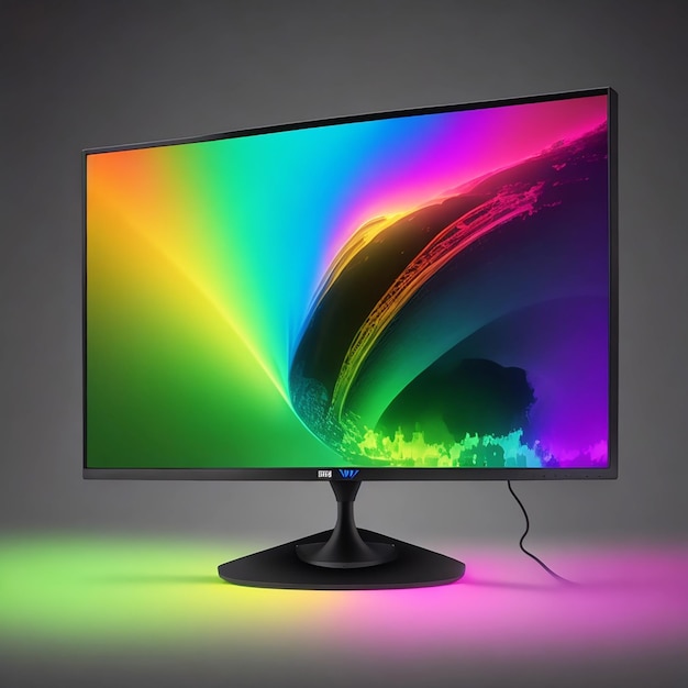 Foto monitor de jogos rgb