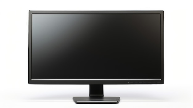 Monitor isolado em fundo branco