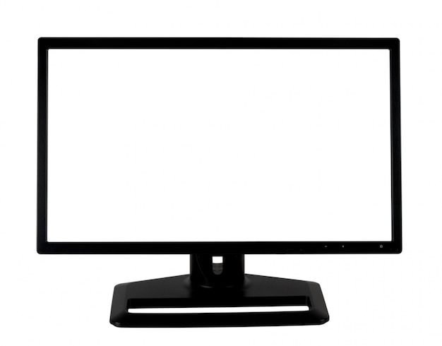 Monitor LCD de computadora negro