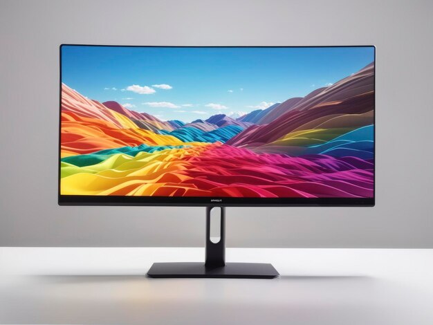 Foto un monitor moderno