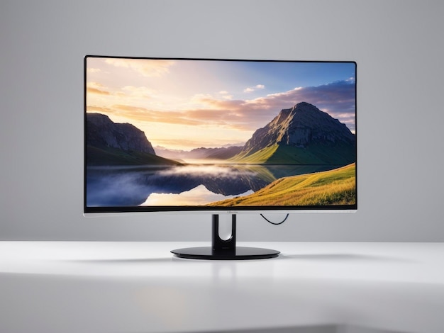 Foto un monitor moderno