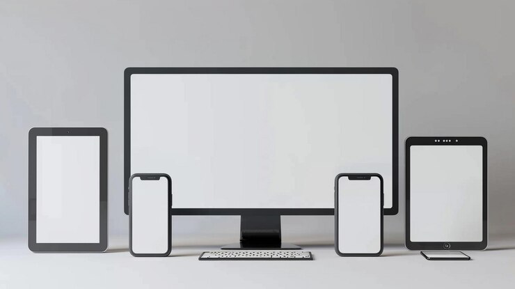 Foto un monitor que tiene la palabra en él