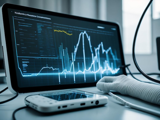 monitoramento de sinais vitais de pacientes em unidade de terapia intensiva CCU, como pressão arterial ecg