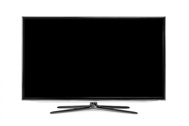 Monitoreo 4K aislado en blanco