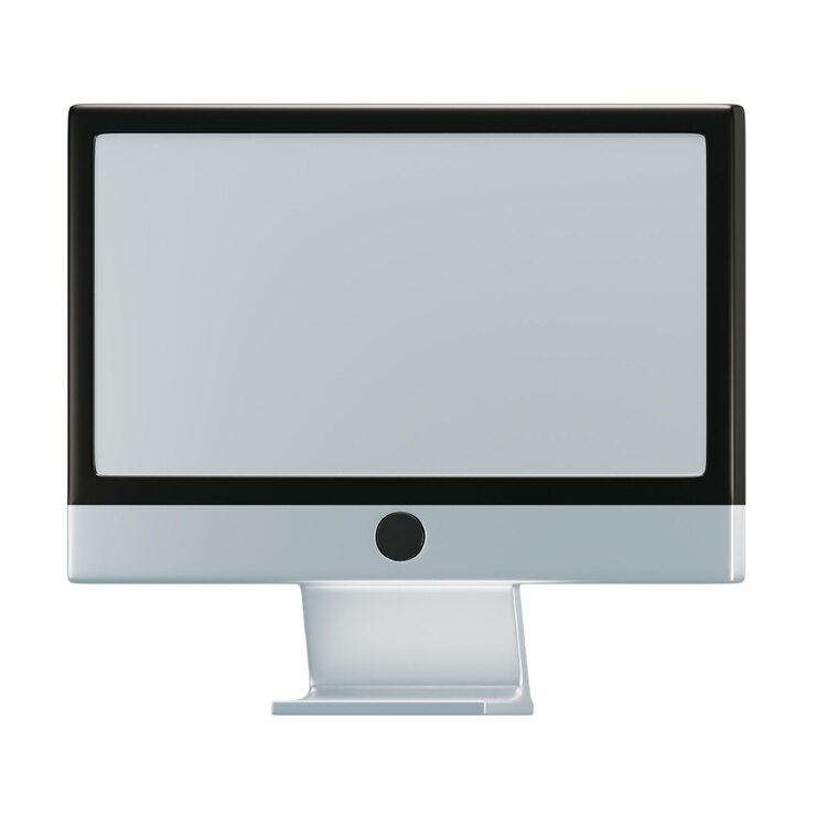Foto monitoreo de computadora moderno y elegante