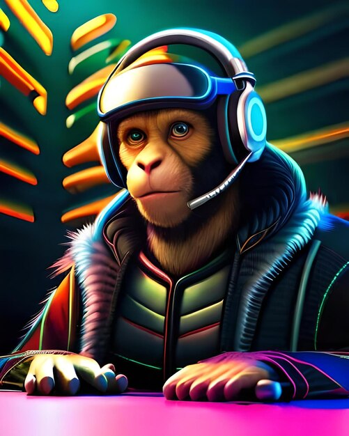 Monkey Man Headset-Spieler