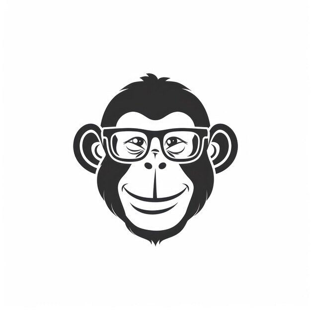 Monkey Vector Logotype Inteligencia Artificial Generativa (IA) es una de las herramientas más utilizadas en la creación de logotipos de monos.