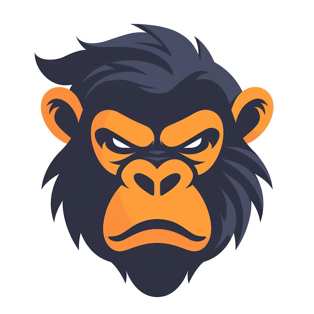 Monkey Vector Logotype Inteligencia Artificial Generativa (IA) es una de las herramientas más utilizadas en la creación de logotipos de monos.