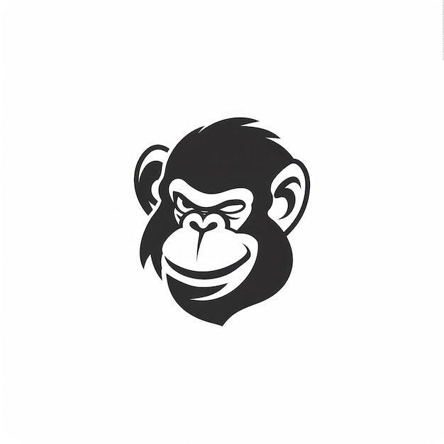 Monkey Vector Logotype Inteligência Artificial Gerativa