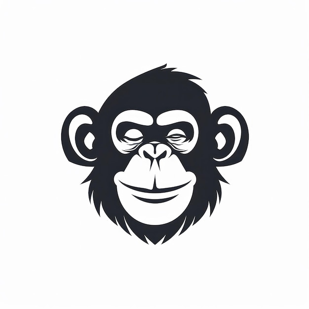 Monkey Vector Logotype Inteligência Artificial Gerativa