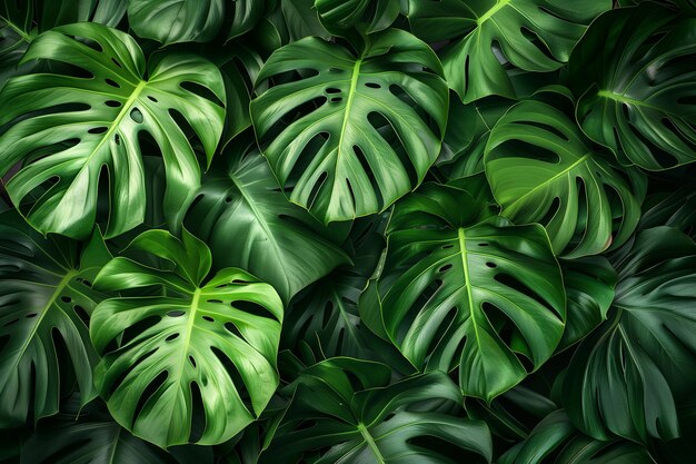 Monstera Philodendron hinterlässt Hintergrundtapeten