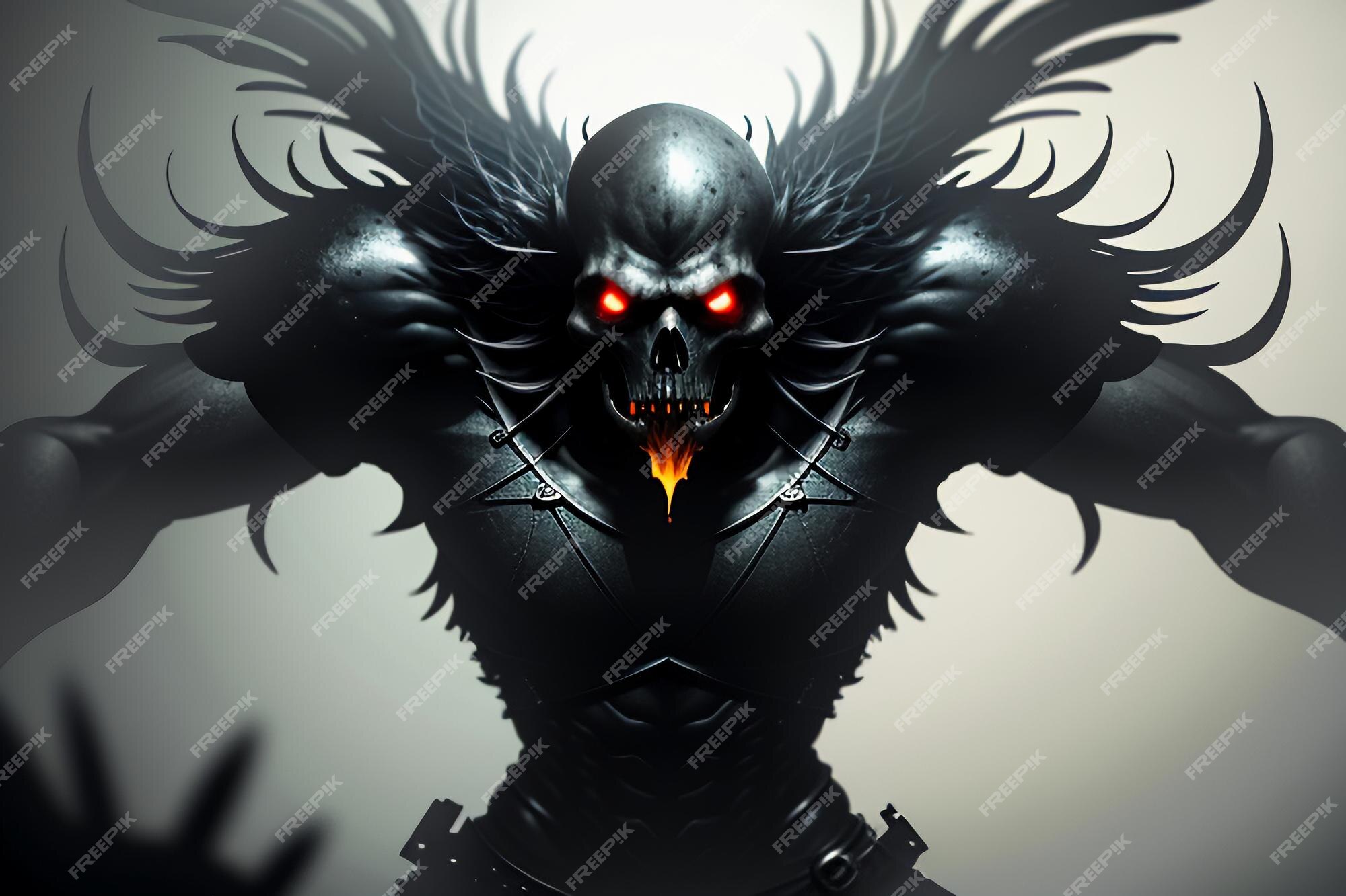 Monstro de terror monstro perigoso jogo de morte personagem
