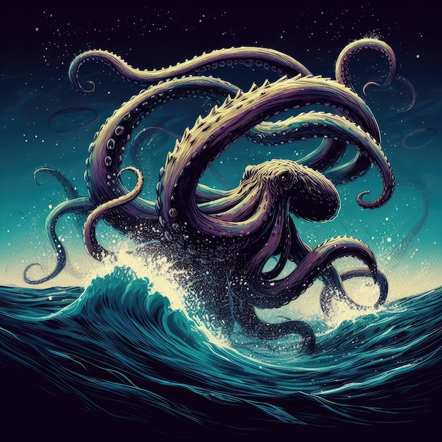 Monstro marinho mitologia de Cthulhu