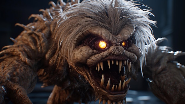 monstro personagem fictício HD 8K papel de parede imagem fotográfica