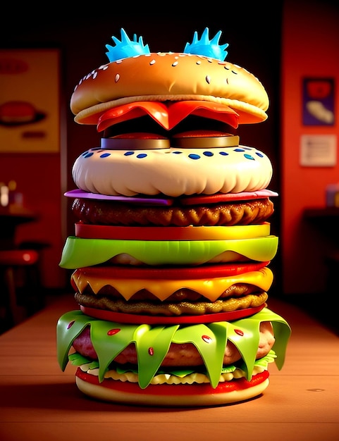 Monstruo hamburguesa