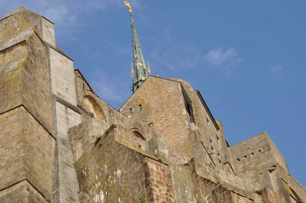 Mont Saint michel detalle arquitectónico