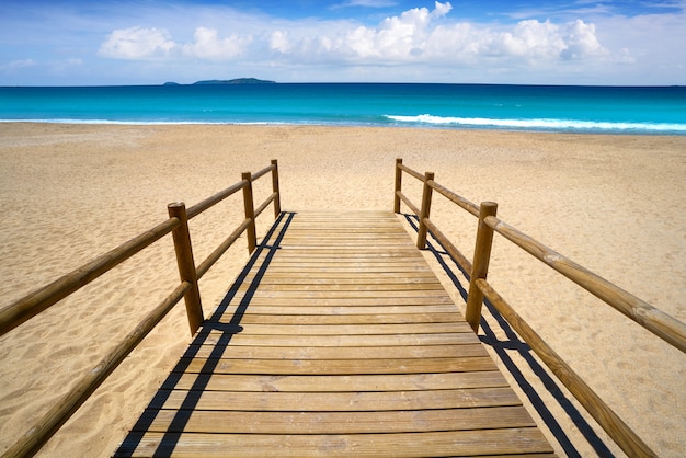 Montalvo Strand in Pontevedra von Galizien Sanxenxo