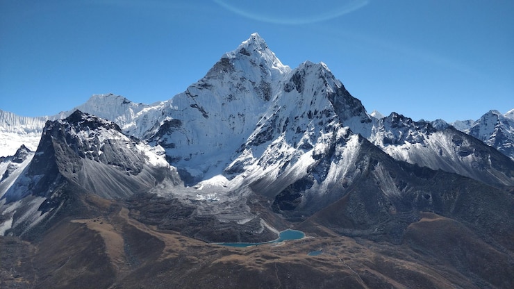 Foto la montaña ama dablam nepal octubre 2019