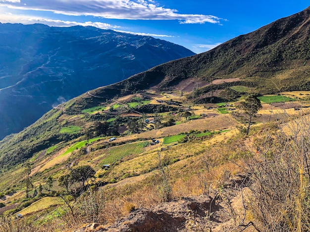 de la montaña ayopaya de bolivia