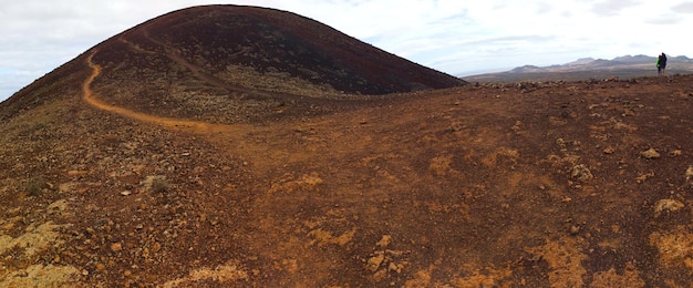 Montana Colorada no Calderón Hondo de Fuerteventura