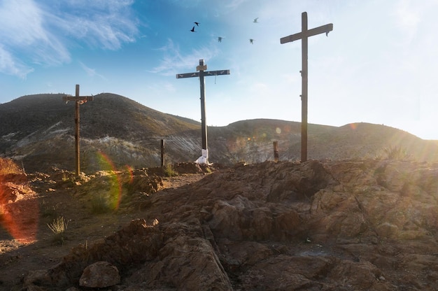 Foto montaña las cruces, san luis potosí, méxico