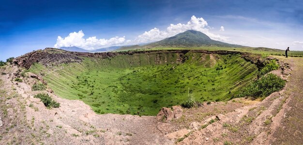 Foto la montaña de dios oldoinyo lengai tanzania