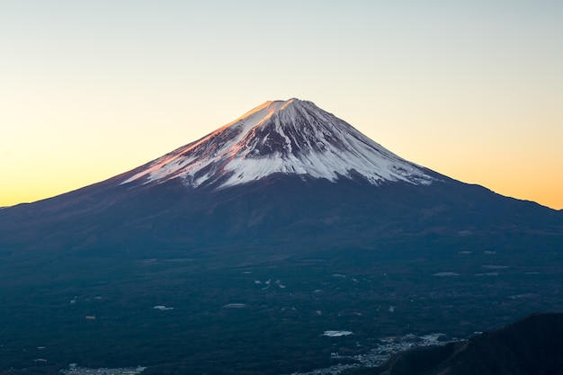 Montaña Fuji amanecer Japón