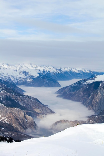 Montaña en invierno