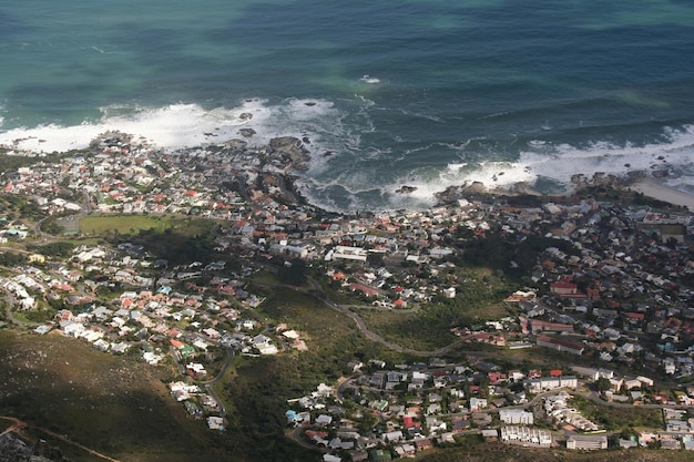 montaña de la mesa de ciudad del cabo de sudáfrica