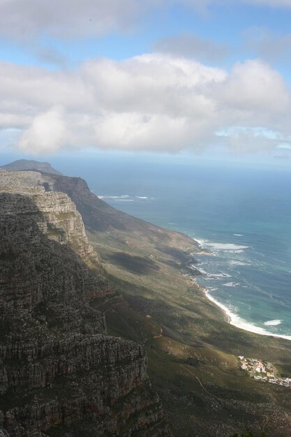 montaña de la mesa de ciudad del cabo de sudáfrica