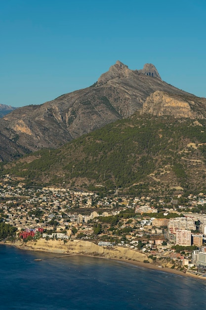 Montaña Olta y montaña Bernia Calpe Costa Blanca Alicante provincia España