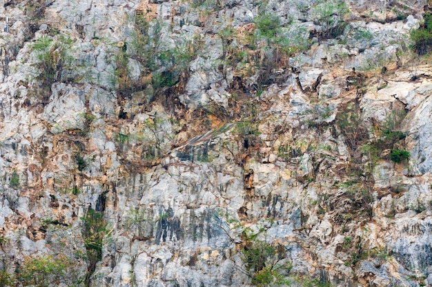 Montaña de piedra caliza de textura de primer plano