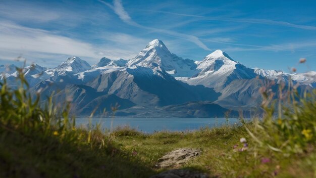 Foto la montaña en queenstown