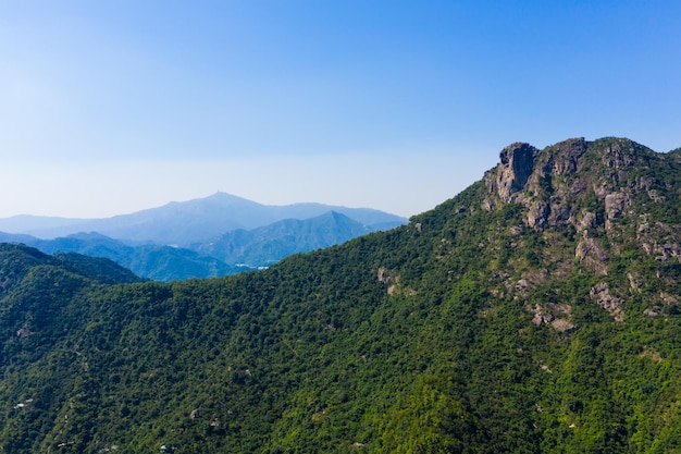 Montaña de la roca del león en Hong Kong