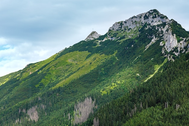 Montaña Tatra, Polonia, vista al monte Giewont