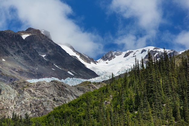 Montañas de Alaska en verano