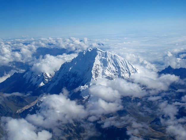 Montañas de los Andes en Cusco, Perú