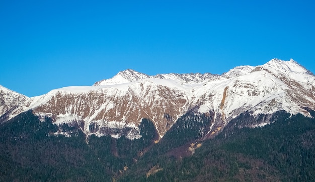 Las montañas del Cáucaso, Krasnaya Polyana, Rosa Hutor Sochi Rusia