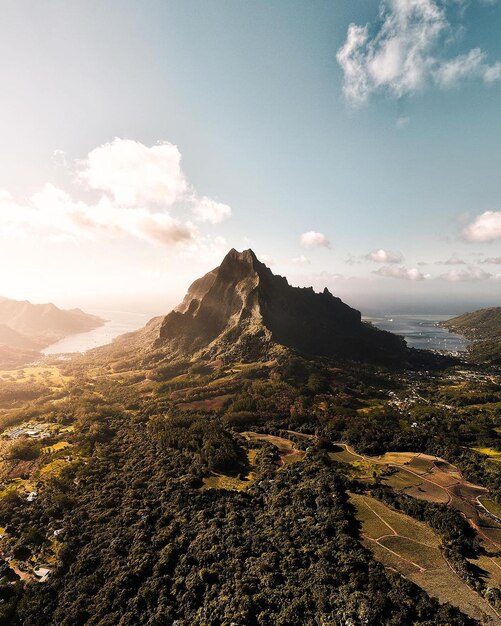 Foto las montañas del cielo