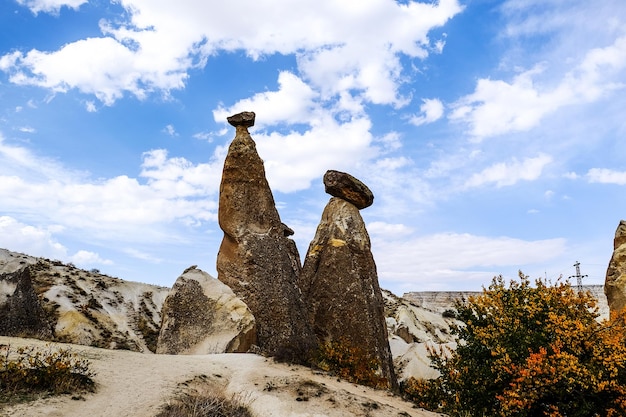 Montañas en forma de hongo