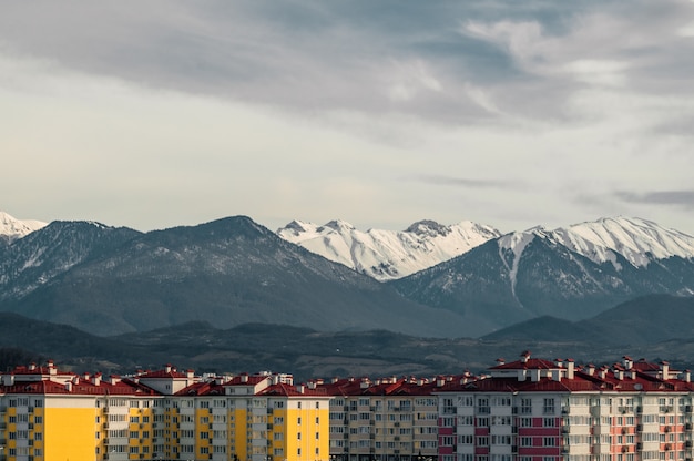 montañas invierno nieve