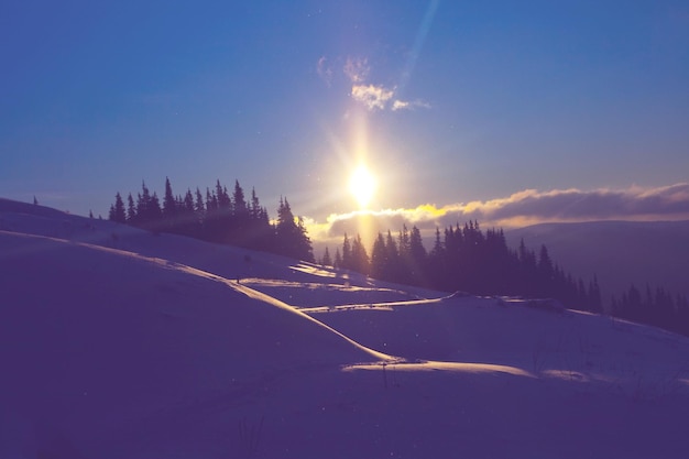 Montañas de invierno