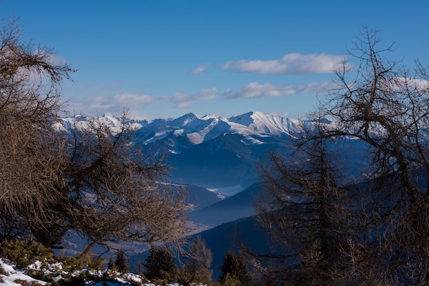 montañas de invierno