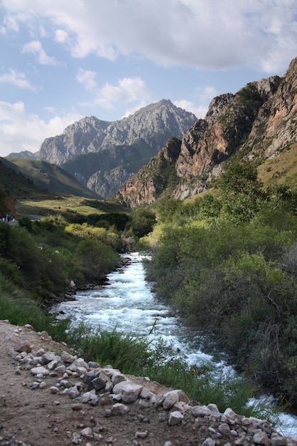 Montañas de Kirguistán.