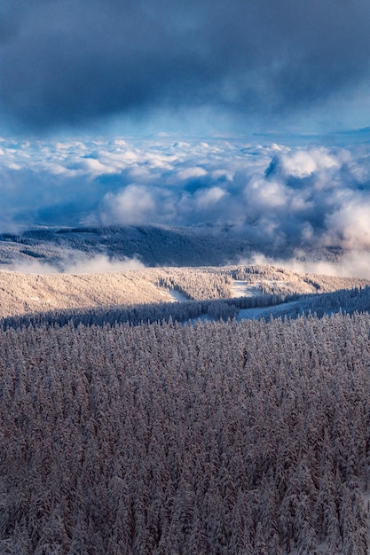 Foto montañas krkonose en la república checa