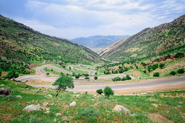 Foto las montañas del kurdistán