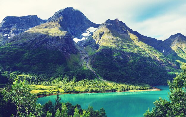Montañas en Noruega