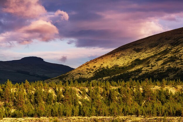 Montañas en Noruega