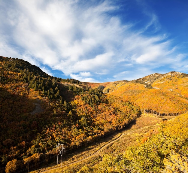 montañas otoño