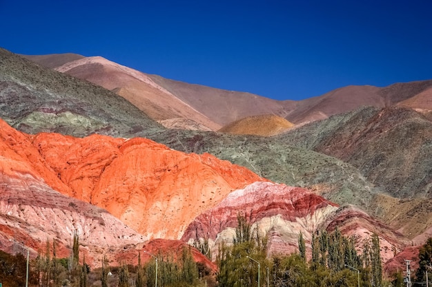 Foto montañas de la quebrada de humahuaca